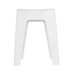 Badhocker Kumba Weiß Stabile Qualität aus Kunststoff*Wenko New