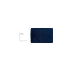 Badteppich Belize Marine Blue 60 x 90 cm Mikrofaser*Wenko Sale