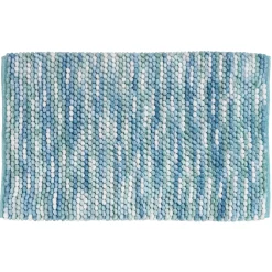 Badteppich Urdu Aqua 60 x 90 cm Mit Melagne-Effekt^Wenko Discount