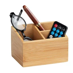 Wenko Bambus Organizer Terra 3 Fächer 2er Set