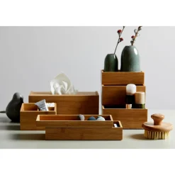 Wenko Bambus Organizer Terra 3 Fächer 2er Set