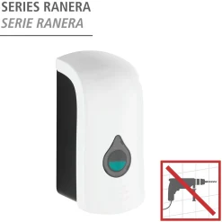 Desinfektionsmittel-Spender Ranera L Weiß Seifenspender und Desinfektionsspender Füllmenge 740 ml^Wenko Outlet