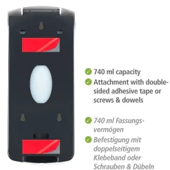 Desinfektionsmittel-Spender Ranera L Weiß Seifenspender und Desinfektionsspender Füllmenge 740 ml^Wenko Outlet