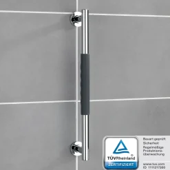 Edelstahl Wandhaltegriff Secura 50,5 cm*Wenko Outlet