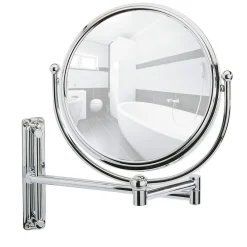 Kosmetikspiegel Deluxe Groß Wandspiegel 5-fach Vergrößerung*Wenko Outlet