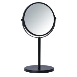 Kosmetik-Standspiegel Assisi Durchmesser 17 cm Schwarz*Wenko Best
