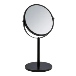 Kosmetik-Standspiegel Assisi Durchmesser 17 cm Schwarz*Wenko Best