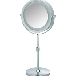 Wenko LED Kosmetikspiegel Lumi Standspiegel 5-fach Vergrößerung