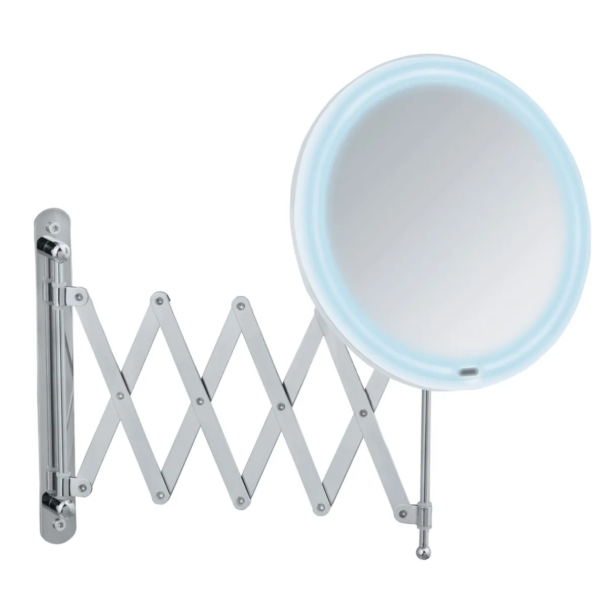 LED Teleskop-Wandspiegel Barona Kosmetikspiegel Leuchtspiegel^Wenko Outlet