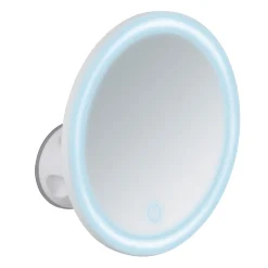 LED-Wandspiegel Isola mit Saugnapf 5-fach Vergrößerung^Wenko Outlet