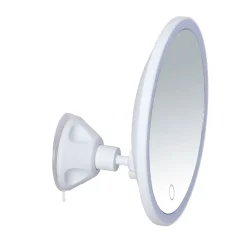 LED-Wandspiegel Isola mit Saugnapf 5-fach Vergrößerung^Wenko Outlet