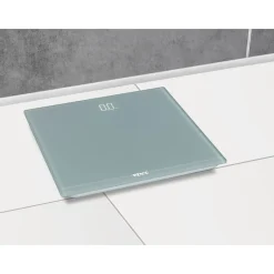 Personenwaage LED Grau digitale Körperwaage mit LED-Display^Wenko Online