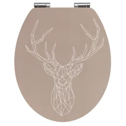 Premium WC-Sitz Stag MDF/Bambus mit Absenkautomatik^Wenko New