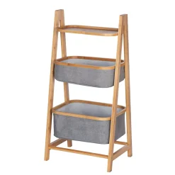 Regal Bahari aus Bambus mit 2 Körben Bambus*Wenko