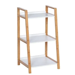 Regal Finja aus Bambus mit 3 Etagen 43 x 76 x 36 cm*Wenko Outlet