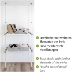 Regalboden Herkules 73-120 cm*Wenko Hot