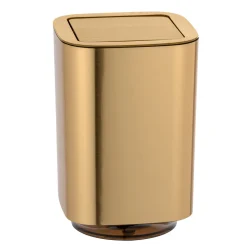 Schwingdeckeleimer Auron Gold Kosmetikeimer mit Schwingdeckel 5,5 l^Wenko Online