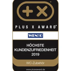 Stand WC-Garnitur Rivalta Weiß integrierter Toilettenpapierhalter und WC-Bürstenhalter^Wenko Sale