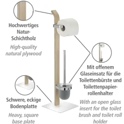 Stand WC-Garnitur Samona Nature*Wenko