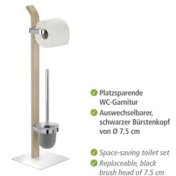 Stand WC-Garnitur Samona Nature*Wenko