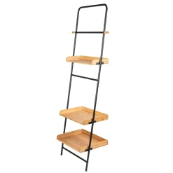 Standregal Loft Wohnregal Badezimmerregal aus Bambus^Wenko Clearance