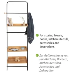 Standregal Loft Wohnregal Badezimmerregal aus Bambus^Wenko Clearance