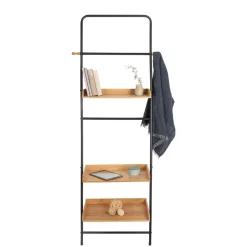 Standregal Loft Wohnregal Badezimmerregal aus Bambus^Wenko Clearance