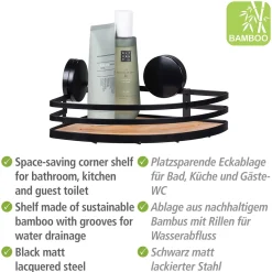 Static-Loc Eckablage Alba Badezimmerablage*Wenko New