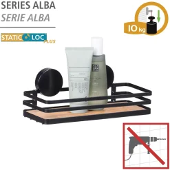 Static-Loc Wandablage Alba Badezimmerablage*Wenko Discount