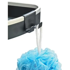 Teleskop-Duschecke Wave mit 3 Ablagen und Spiegel*Wenko Online