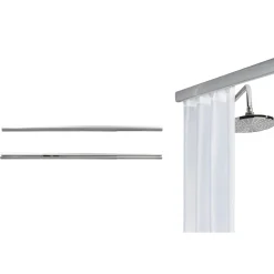 Teleskop-Duschschiene Era Chrom 75-125 cm Duschvorhangschiene*Wenko Hot