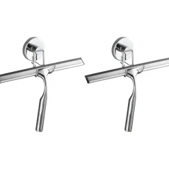 Wenko Vacuum-Loc Duschabzieher 2er Set Befestigen ohne bohren