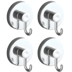 Wenko Vacuum-Loc Haken 4er Set Befestigung ohne bohren