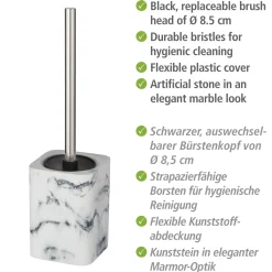 Wenko WC-Garnitur Desio WC-Bürstenhalter