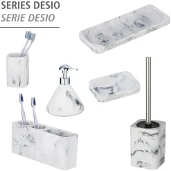 Wenko WC-Garnitur Desio WC-Bürstenhalter
