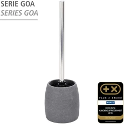 Wenko WC-Garnitur Goa Grau