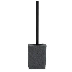 Wenko WC-Garnitur Villata Grau WC-Bürstenhalter