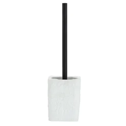 Wenko WC-Garnitur Villata Weiß WC-Bürstenhalter