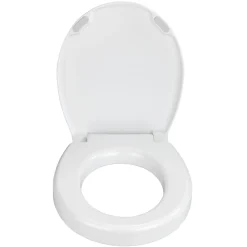 WC-Sitz Secura Comfort aus antibakteriellem Duroplast mit Sitzflächenerhöhung*Wenko