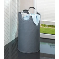 Wenko Wäschesammler Jumbo Anthrazit Multifunktionstasche 69 l
