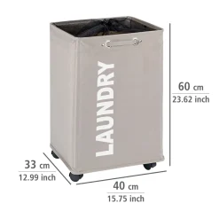 Wäschesammler Quadro Taupe Wäschekorb 79 l^Wenko Sale