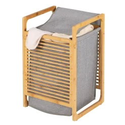 Wäschetruhe Bahari aus Bambus Wäschekorb 43 l*Wenko Discount