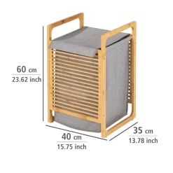 Wäschetruhe Bahari aus Bambus Wäschekorb 43 l*Wenko Discount