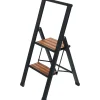 Alu-Design Klapptrittleiter, 2-stufig, schwarz*Wenko Outlet