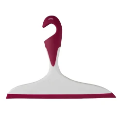 Wenko Badezimmerwischer Loano weiß-pink