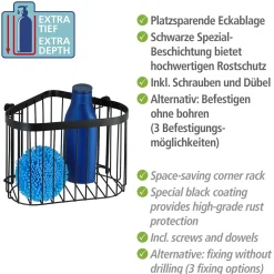 Eckablage Classic Plus schwarz*Wenko Sale