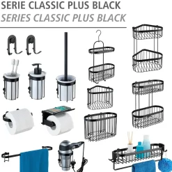 Eckablage Classic Plus schwarz*Wenko Sale