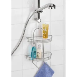 Wenko Exklusiv Duschcaddy Kuopio mit 2 Körben chrom