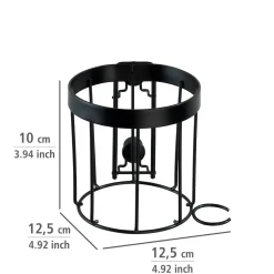 Haartrocknerhalter Classic Plus Black^Wenko New