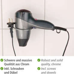 Haartrocknerhalter Milano Chrom*Wenko Clearance